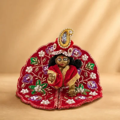red laddu gopal designer dresses