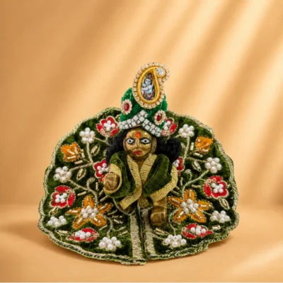 green laddu gopal designer dresses