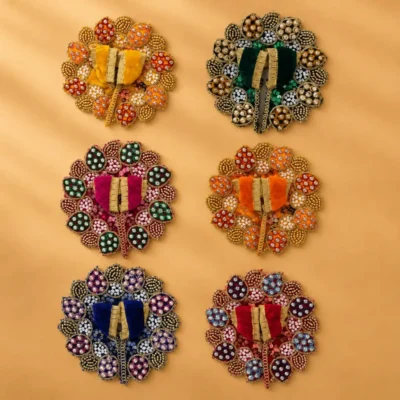 janmashtami dress for laddu gopal in multicolor