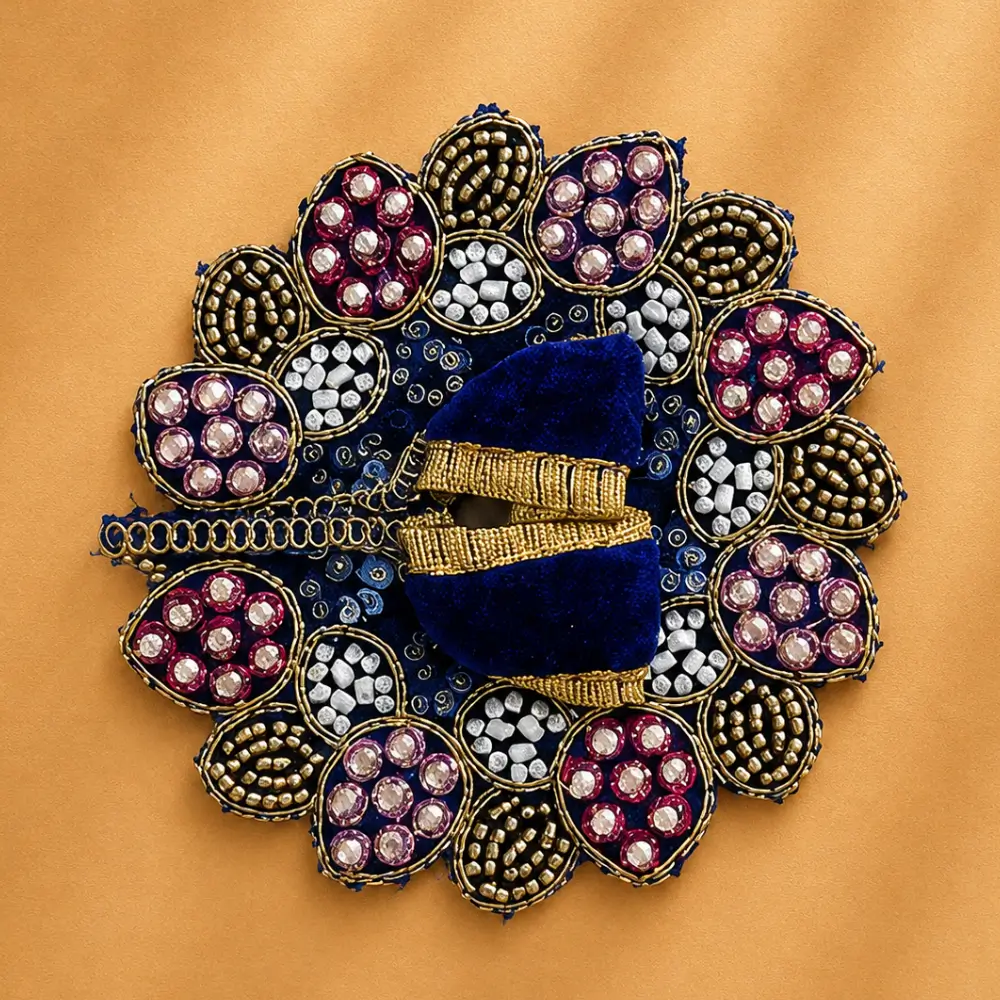 janmashtami dress for laddu gopal in blue