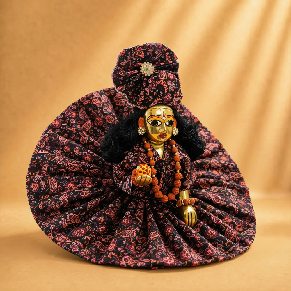 brown cotton laddu gopal poshak