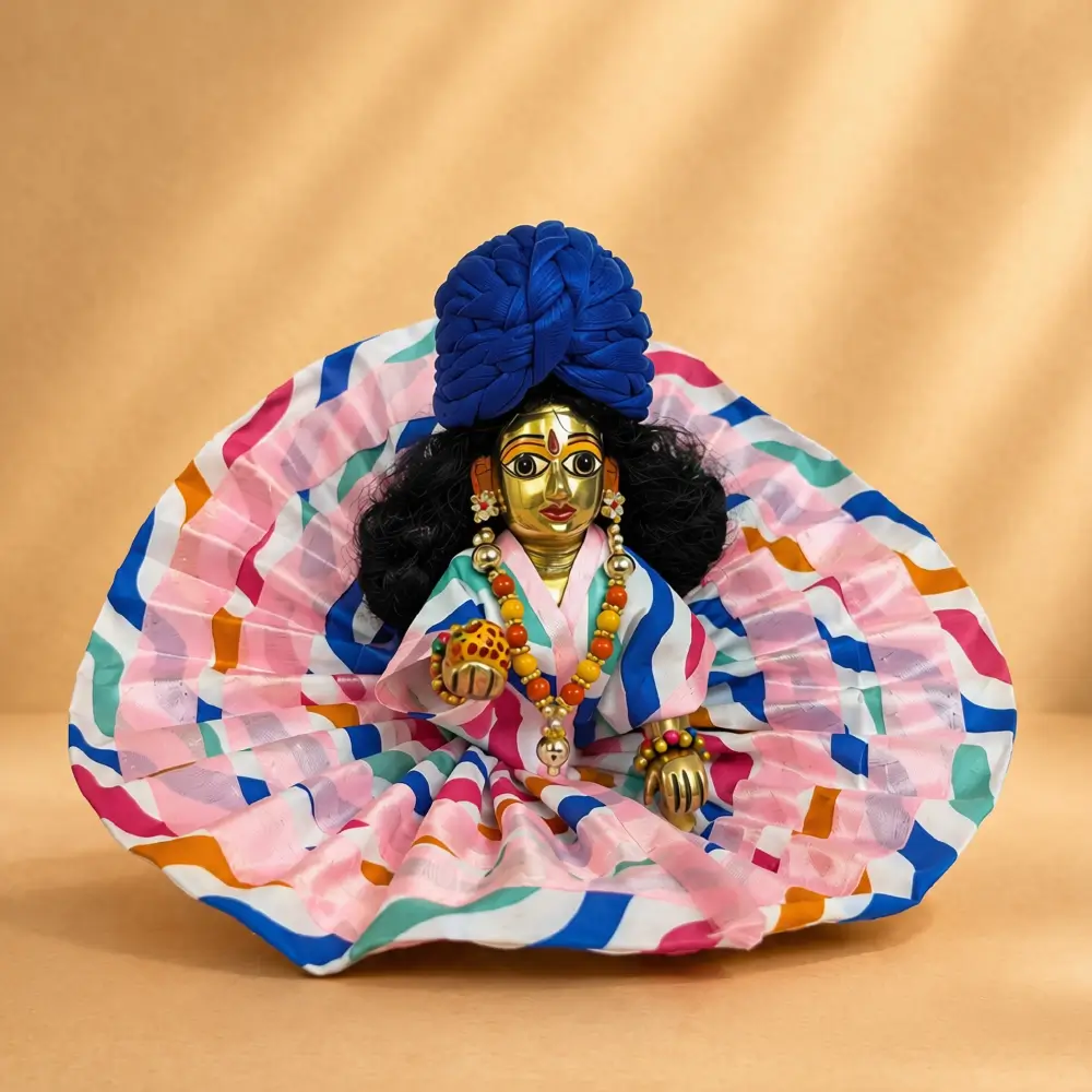 multicolor cotton laddu gopal poshak
