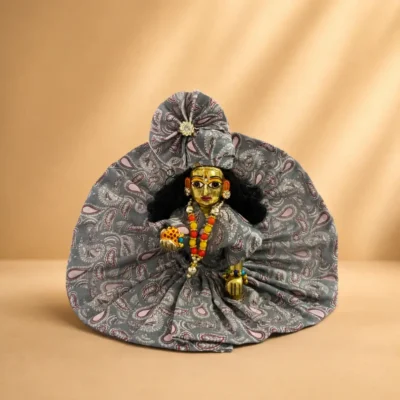 handmade grey thakur ji dress