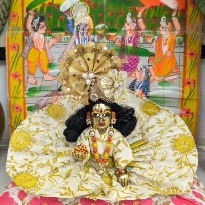 Laddu Gopal Summer Poshak in Yellow