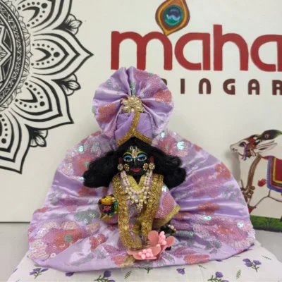 Laddu Gopal Summer Poshak Set in Purple