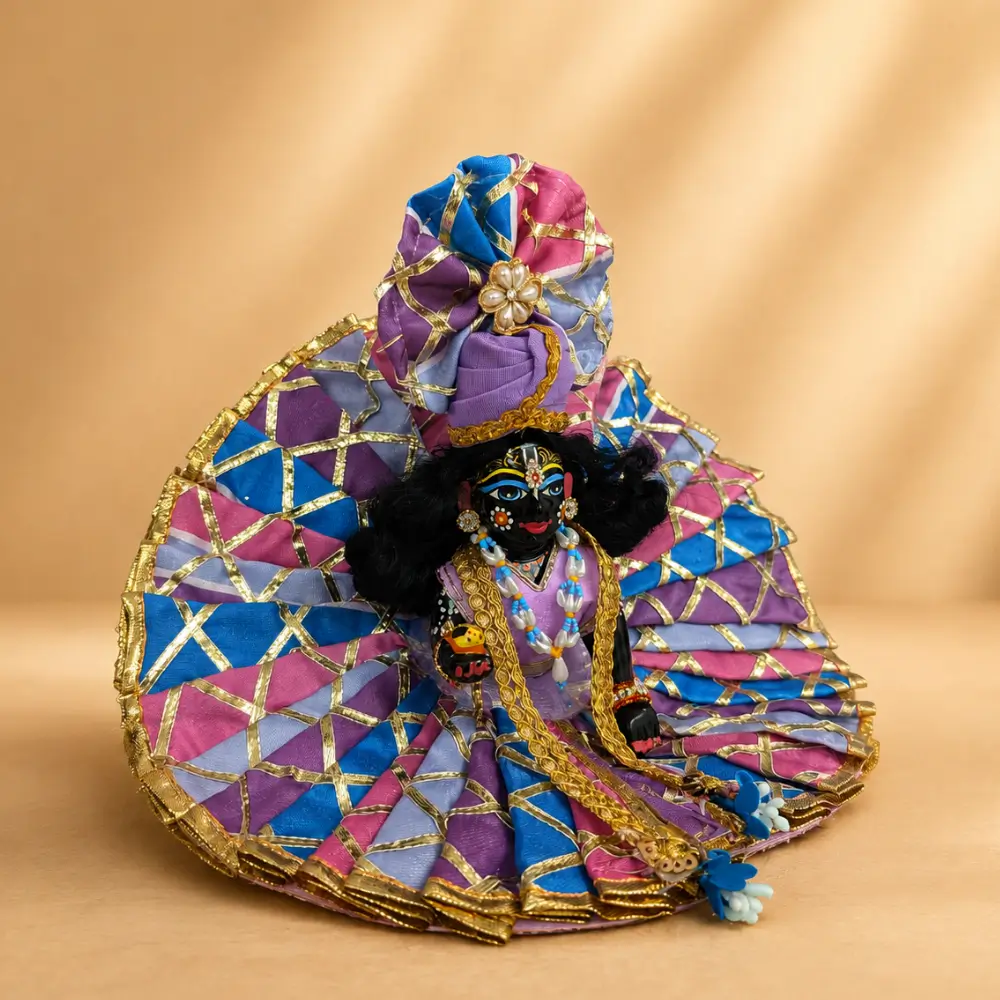 designer kanha ji poshak side view