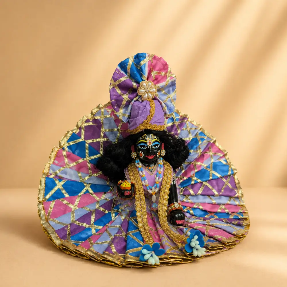 multicolor laddu gopal dress front view
