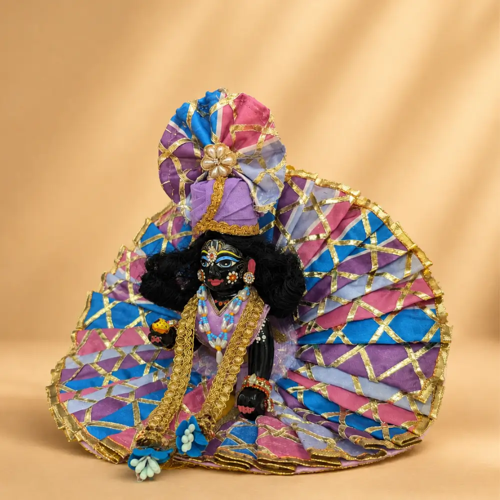 premium laddu gopal gota patti dress