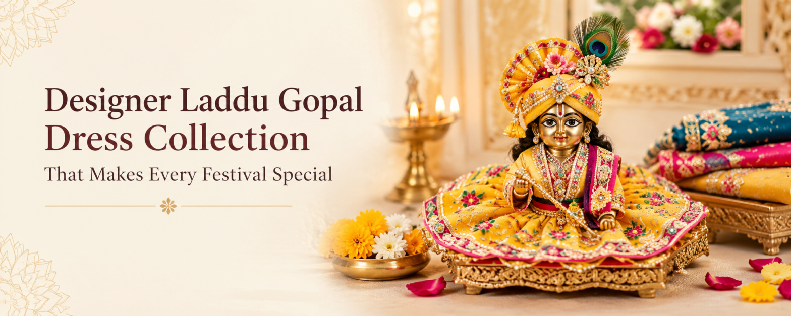 Designer Laddu Gopal Dress Collection That Makes Every Festival Special
